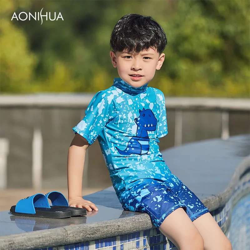 boys one piece swim