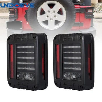 

LED Brake Tail Lights Assembly with Rear Turn Signal Reverse Lights For Jeep Wrangler JK JKU 2007 - 2016