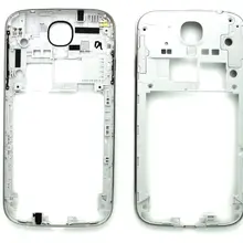 Для Samsung Galaxy S4 GT-i9500 I9505 i337 M919 серебристый/черный/золотой цвет Задняя крышка корпуса рамка пластина Средняя крышка