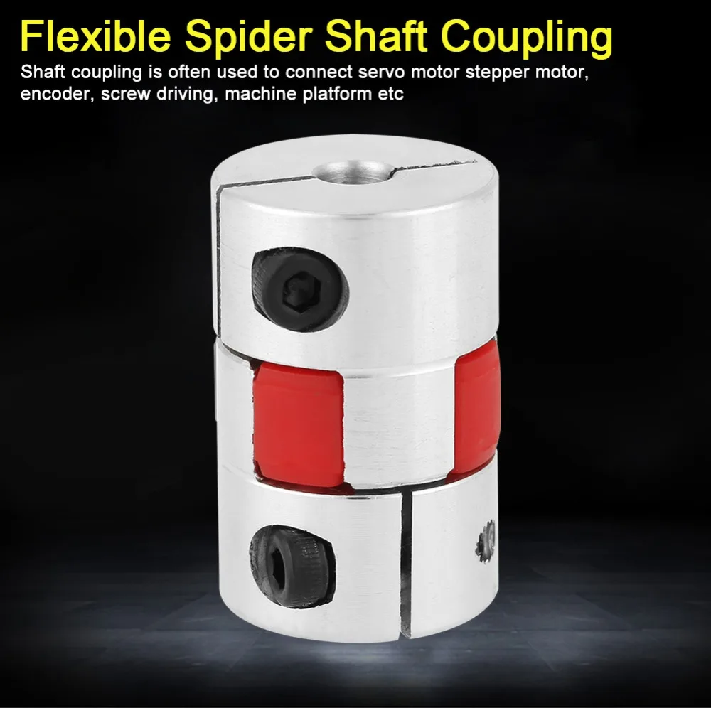 Flexible Spider Shaft Coupling OD20mm x L25mm CNC Jaw Spider Stepper