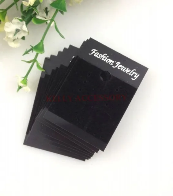 Aliexpress Free Shipping 800pcs Lot Black Plastic Earrings Free Shipping 800pcs Lot Black Plastic Earrings Card With Velvet Custom Jewelry Earring Packaging