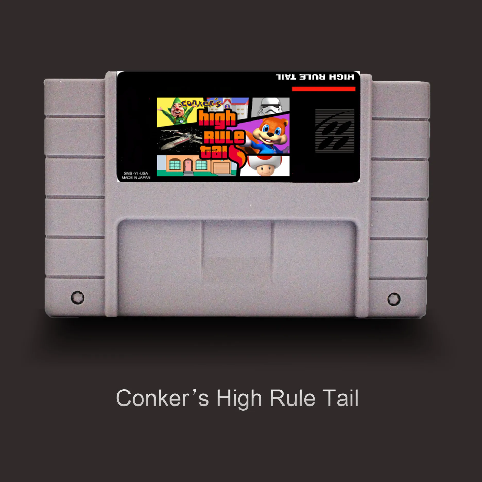 

High RuleTail -16 bit For USA NTSC Game Player Big Gray Game Card