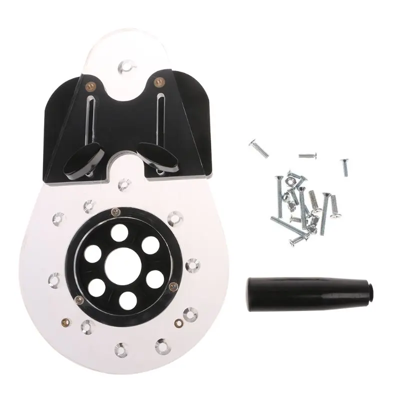 

Woodworking Drill Locator Kit Pocket Hole Drill Dowel Jig Guide Wood Tools