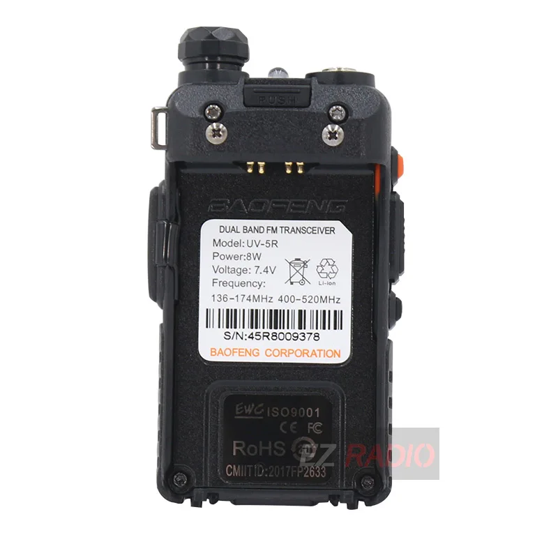 Upgrade 8W Baofeng UV-5R 3800mAh Walkie Talkie 10