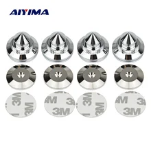 AIYIMA 4 пары портативные акустические шипы спикер s Стенд запасные части DIY Универсальный Fever аудио ударный динамик подушечки для ногтей аксессуары
