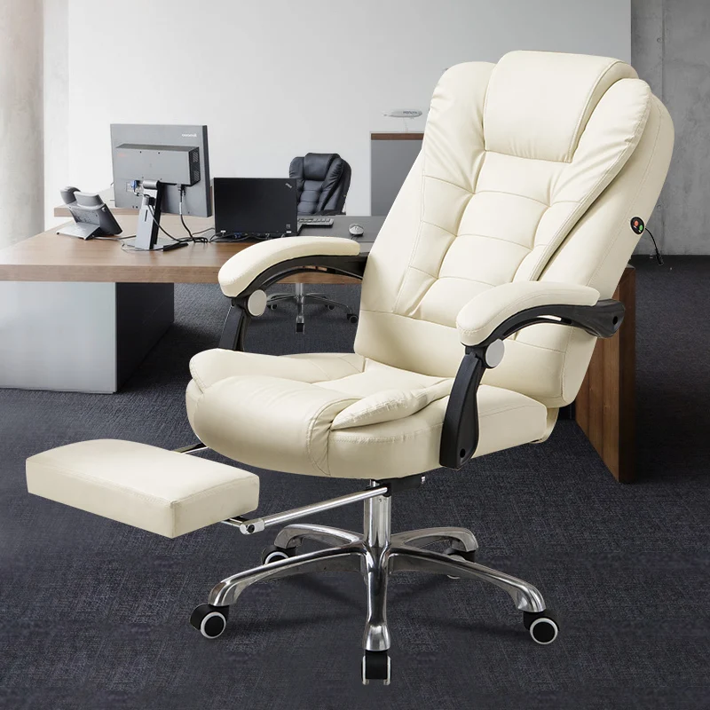 

European Household Modern Concise Dawdler Boss Can Lie Backrest To Work In An Office Lift Rotating Chair