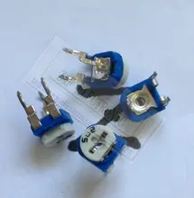 RM065-502 5 k OHM potenciômetro resistor ajustável Horizontal RM-065 502 5 WH06-2 1kohm Trimpot Potenciômetro 500 pçs/lote