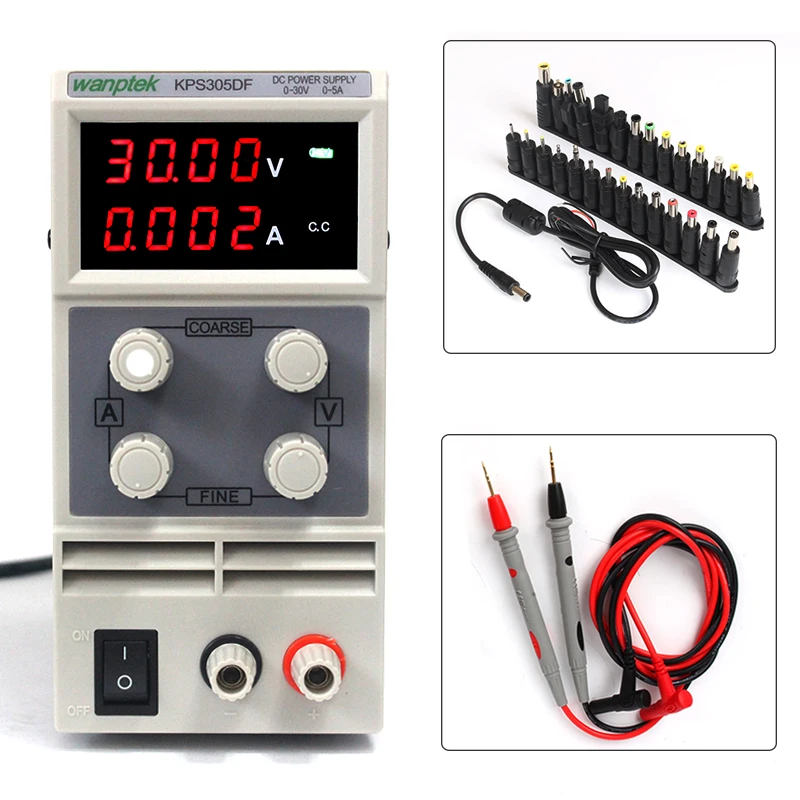 

New style DC Power supply single output 30V5A, 110V-220V Adjustable switching regulated digital LCD display power supply for Lab