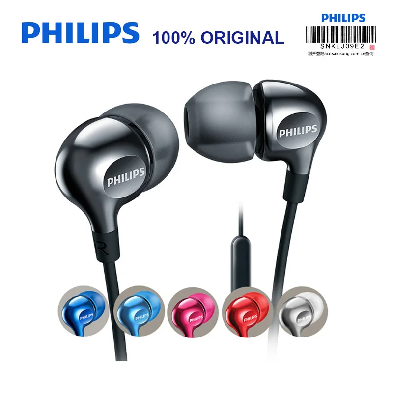 Philips SHE3705 проводные наушники вкладыши с микрофоном 3 5 мм|Наушники и гарнитуры| |