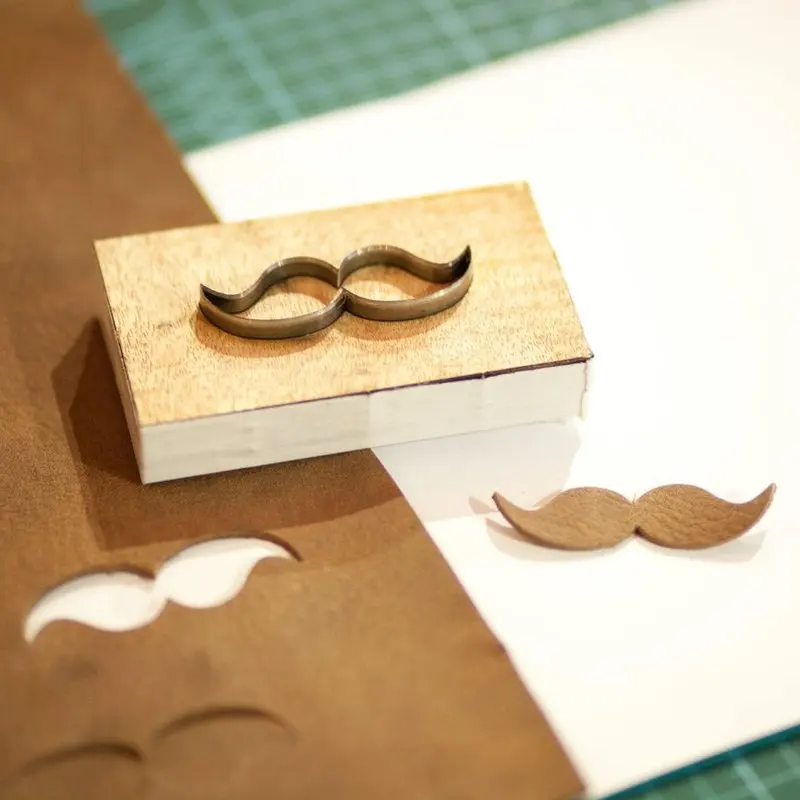 

Customed Size Mustache Leather Dies Cut Mold Die Cut Steel Rule Die Cutter Punch Tool for Leathe Paper Art Craft