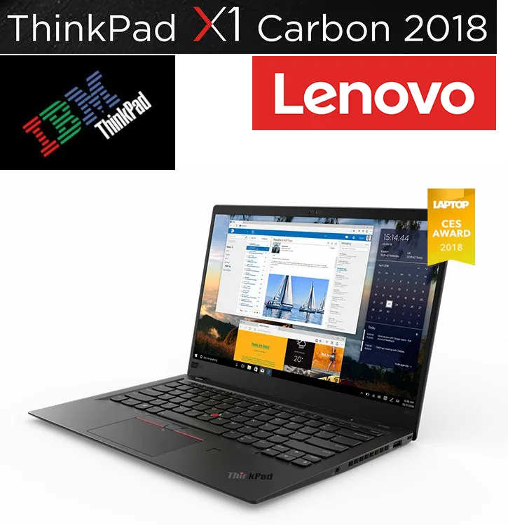 Супер Ноутбук lenovo ThinkPad X1 Carbon 14 дюймов FHD антибликовый дисплей 8 ГБ 16 ОЗУ 512 1 ТБ