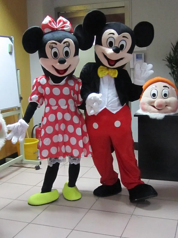 2Pcs Hot Mascot Costumes Adult Size Cartoon Thanks Halloween Carnival Costume