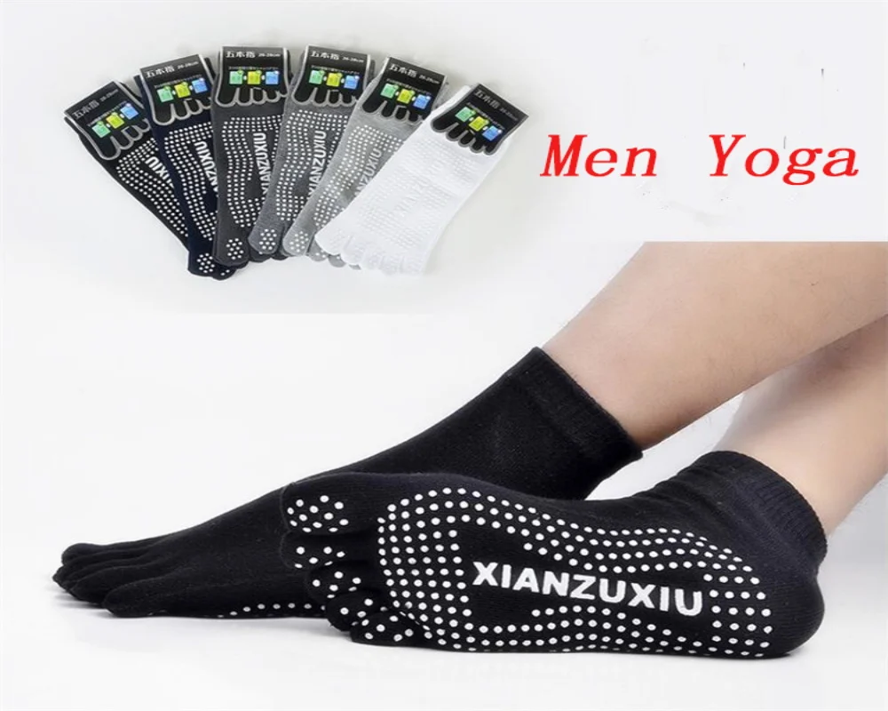 Men's Cotton Antiskid Yoga Socks High Quality Comfortable Air