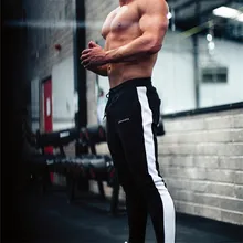 Весенние мужские брюки, пэчворк, бодибоулинг, тренажерные залы, повседневная брендовая одежда, обтягивающие хлопковые брюки, штаны для фитнеса, бега, спортивные штаны