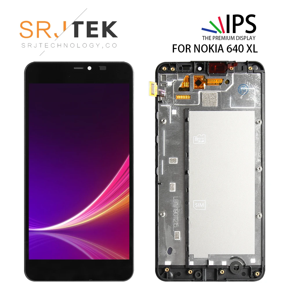 Srjtek 5 7 &quotLCD для NOKIA lumia 640 XL LCD дисплей 640XL сенсорный экран дигитайзер с рамкой 1280*720 |