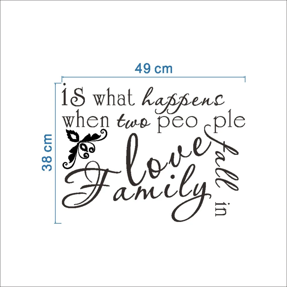 Family Is What Happens When Two People Fall In Love Wall Stickers Black Monogram English Words Inspiration Wall Decals Wall Art In Wall Stickers From Home Family Is What Happens When Two People Fall In Love Wall Stickers Black Monogram English Words Inspiration Wall Decals Wall Art In Wall Stickers From Home