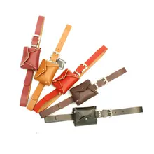 Модная Мини поясная сумка Женская милая кожаная поясная сумка элегантная поясная сумка стильный дорожный сотовый телефон сумка