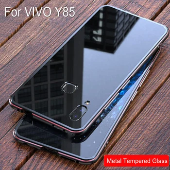 

VIVOY85 Anti-fall Metal Frame PC hard Back cover For VIVO Y85 y85 case Aluminum Alloy coque For VIVO Y 85 Metal Bumper y 85