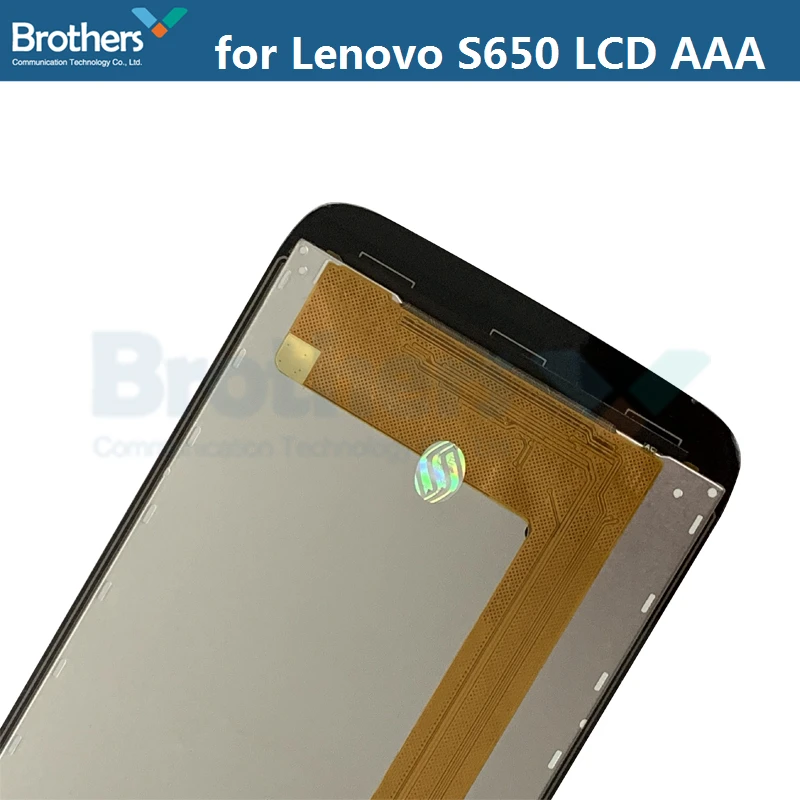 LCD Screen for Lenovo S650 LCD Display Touch Screen Digitizer forLenovo S650 LCD Assembly Phone Replacement AAA No Frame White (5)