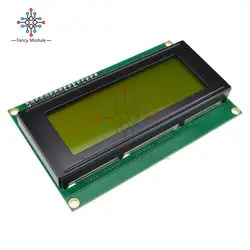 Желтый Дисплей IIC I2C TWI SP я последовательный Интерфейс 2004 20X4 персональный модуль lcd