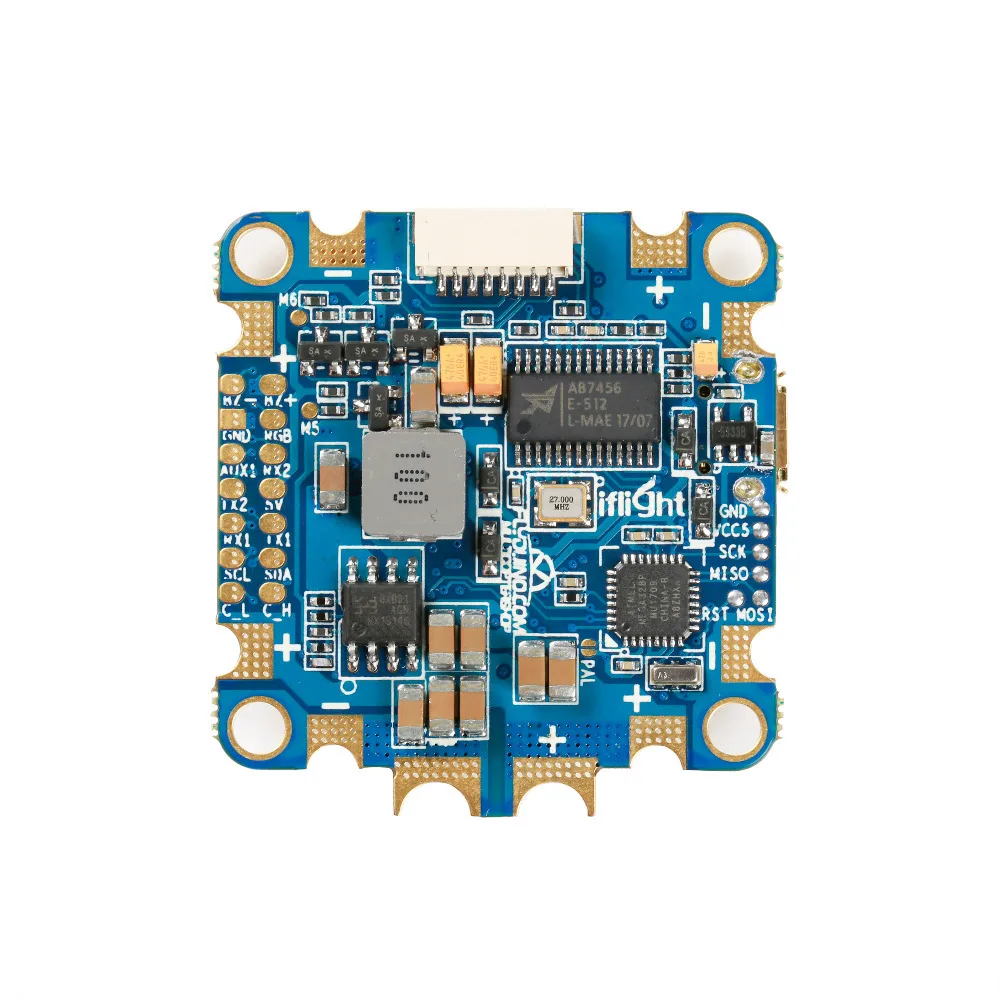 STM32F303 F3 поцелуй iFlight Flyduino поцелуй лицензированных игровые джойстики встроенное OSD встроенным 5 V 2A BEC для FPV