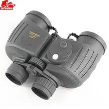 ZIYOUHU 7X50 мощный Военный бинокль Оптический Прибор водонепроницаемый азот HD дальномер взрослый большой азимутальный компас