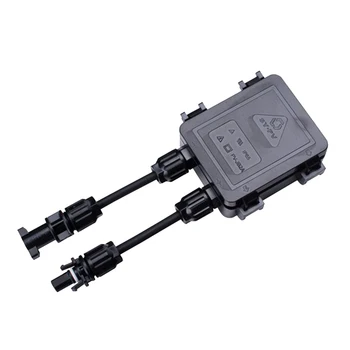 1 Uds. 2 railes caja de conexiones solares resistente al agua IP67 para conexión para panel Solar conexión de cable Solar con diodo 2