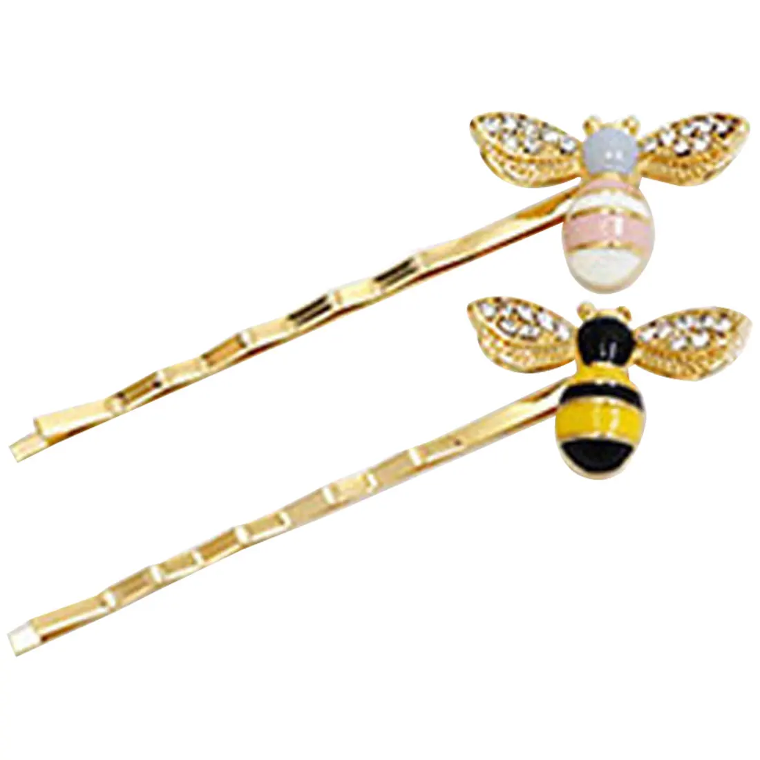 

1PC Mini Lovely Hairpin Hairs Ornaments Accessories for Women Cute Bee Rhinestone Hairgrip Girls Hair Accessories Hair Clip