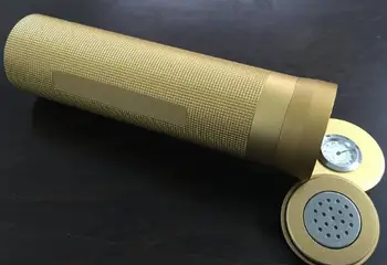

Durable cigar Tube 3-5 Cigars Case,pipe with hygrometer,alumium material,free shipping