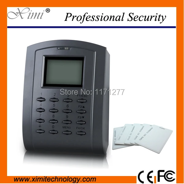 

Good quality RFID card door lock controller alarm LCD dispplay SMS small house office door access control system