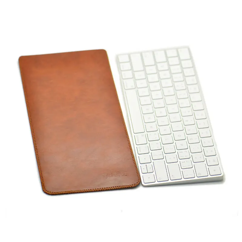 bolsa, microfibra couro laptop caso manga apenas para A Apple Teclado Mágico 2