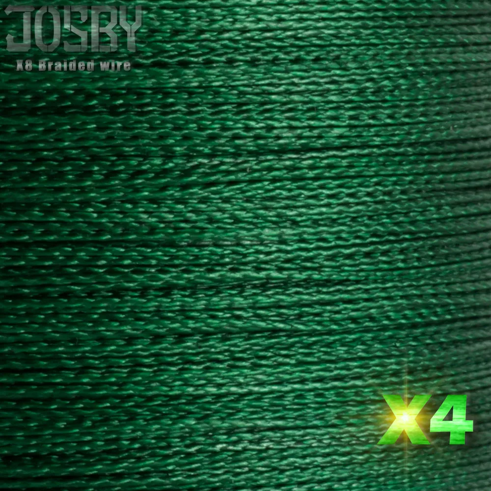 JOSBY многонитевая плетеная леска 300 м 500 1000 4 нити 8 нитей полиэтиленовая для ловли