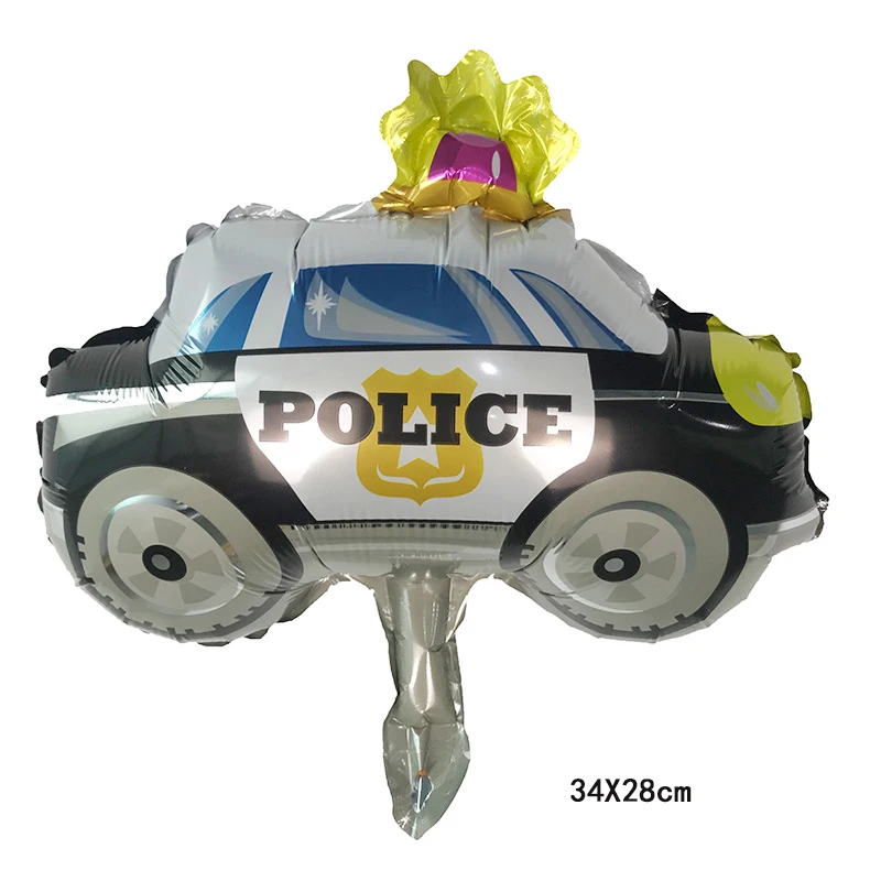 1 шт. мини-игрушечный автомобиль воздушный шар из фольги дети ребенок душ мальчик Танк самолет скорая помощь автобус пожарная машина День Рождения украшения Детские шары