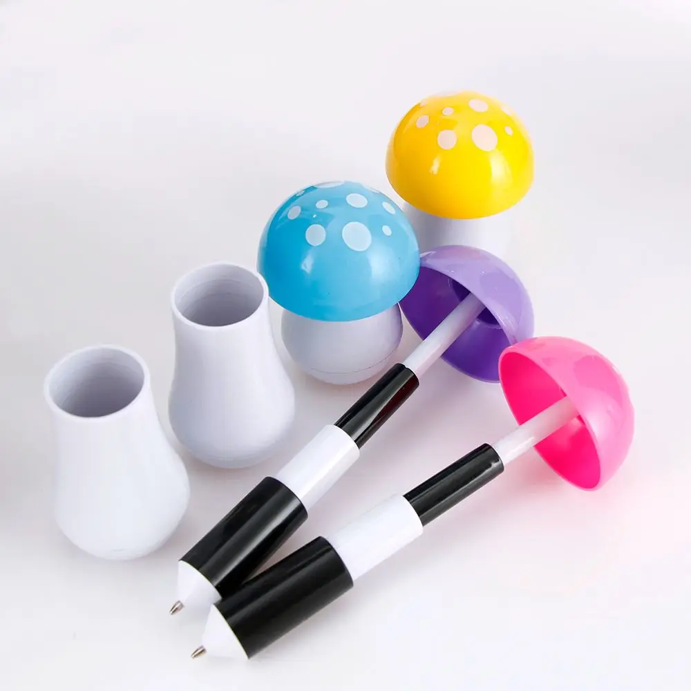 

Creative Cute Office Mini Telescopic Blue Ink Mushroom Ball Pen Ballpoint Pen Kid School Writing Tools School Office Suppliers