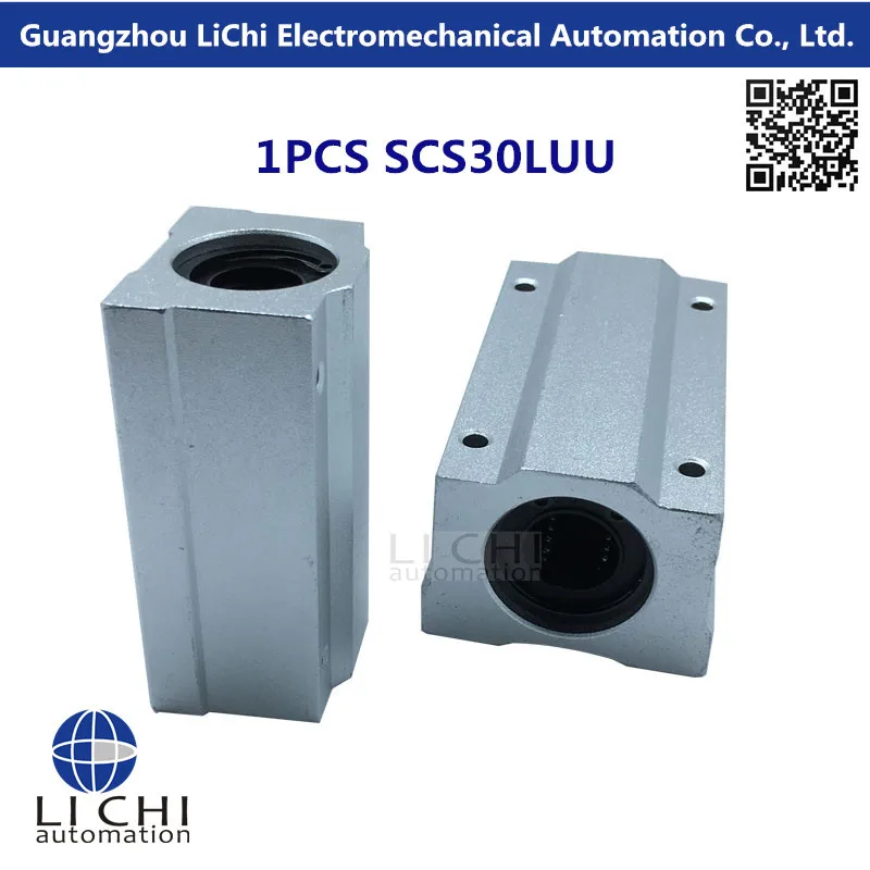 

Best prices 1PCS / set SC30LUU linear slide block bearing for SCS30UU Linear guide CNC XYZ