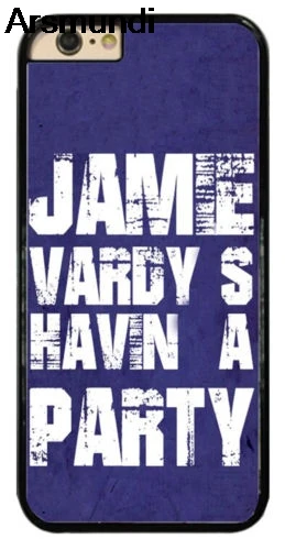 

Arsmundi Chant Jamie Vardy Party Grunge Blue Phone Cases for iPhone 4 5S 6S 7 8 Plus X for Samsung Case Soft TPU Rubber Silicone