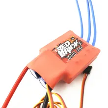 Красный кирпич HV 100A бесщеточный ESC электронный регулятор скорости с водяным охлаждением ESC 6 S-10 S для RC лодки(без заднего хода