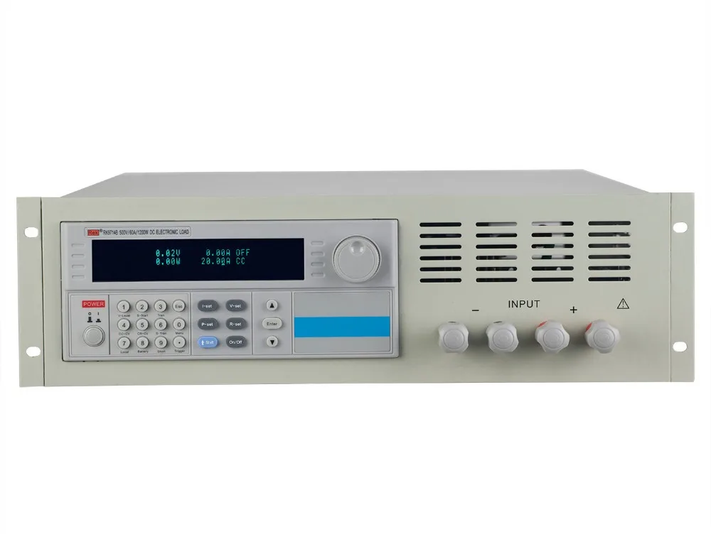 Rek RK9714B(0-60A/0-500 В/1200 Вт) программируемый DC электронная нагрузка rh
