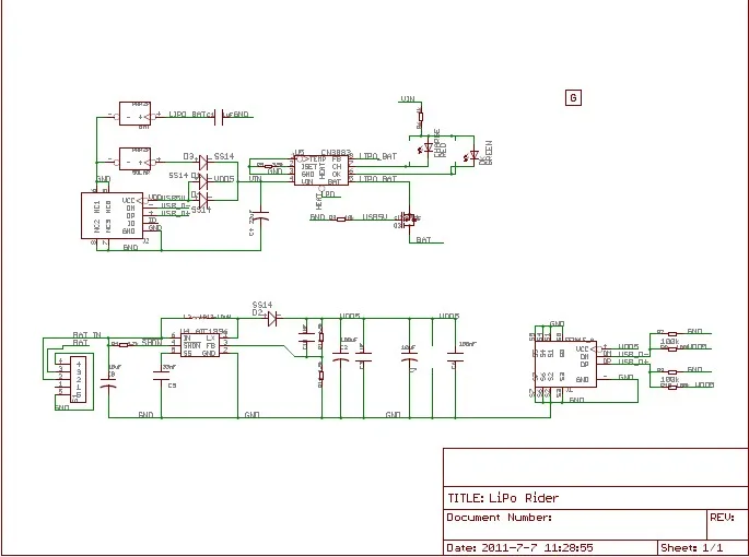 Solar Charger shield -LiPo rider USB3