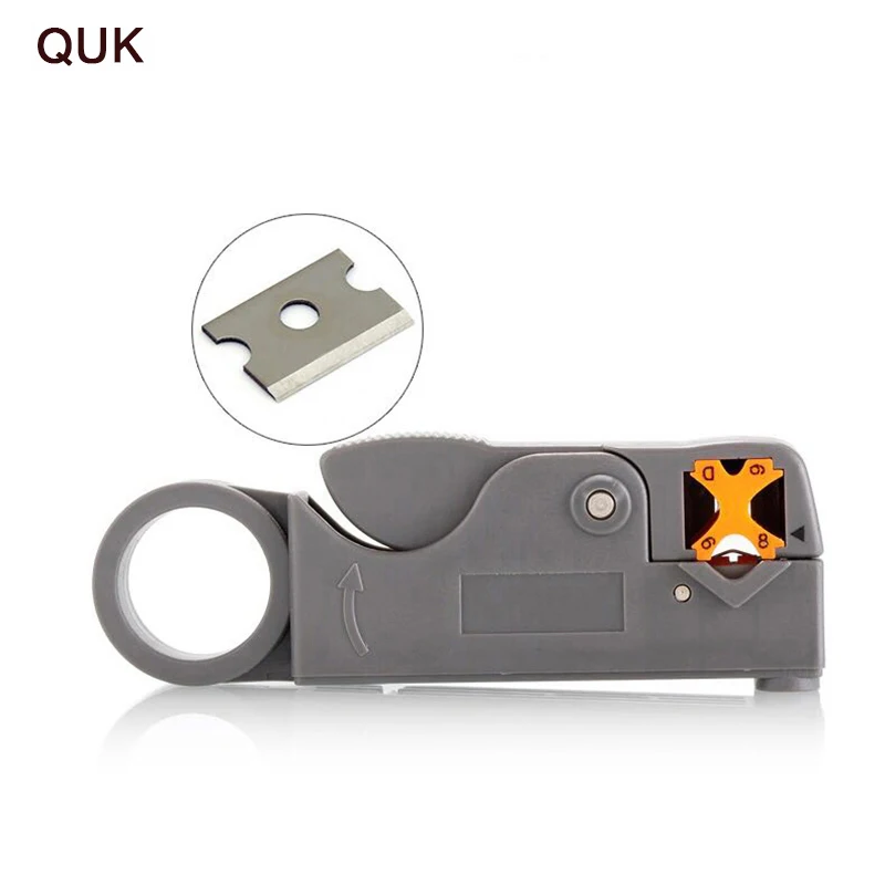 

QUK Wire Stripper Pliers Mini Portable Multifunctional Handheld Stripping Cable Crimper Wire Cutter Tool Press Pliers Hand Tool