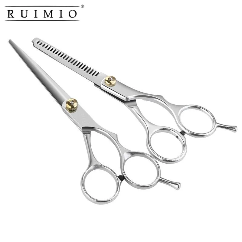 2pcs Salon Professional Barber Hair Cutting Thinning Scissors Shears