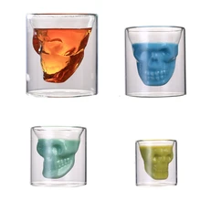 Скелет стеклянный стакан с черепом приносить держать Скелет чашка с головой приносить крышку черепа пивной, коктейльный барный винный стеклянный k198