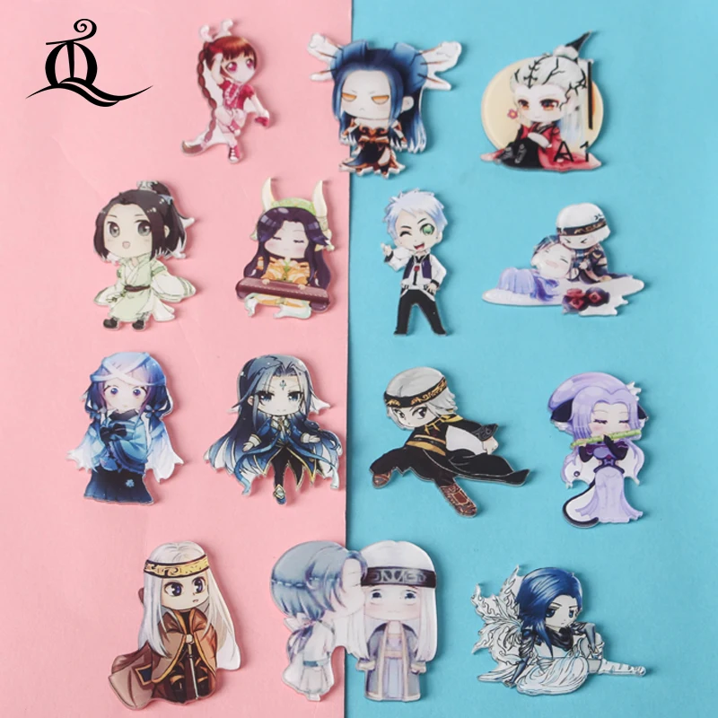 

1PCS MIX Naruto Cartoon One Piece Icons on The Pin Kawaii Icon Badge Bacges on Backpack Badges for Clothing Acrylic Badges Z65
