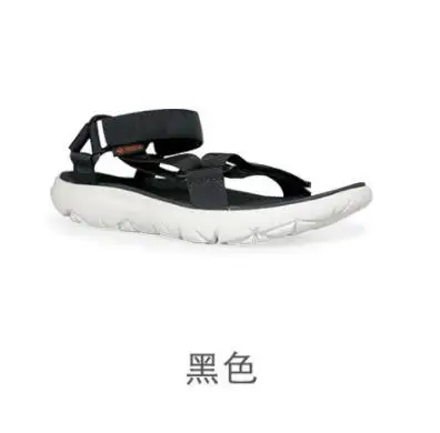Оригинальные Xiaomi Mijia FREETIE сандалии с изогнутым волшебным ремешком, Нескользящие, износостойкие, Пряжка, сандалии для лета, обувь для бега - Цвет: Черный