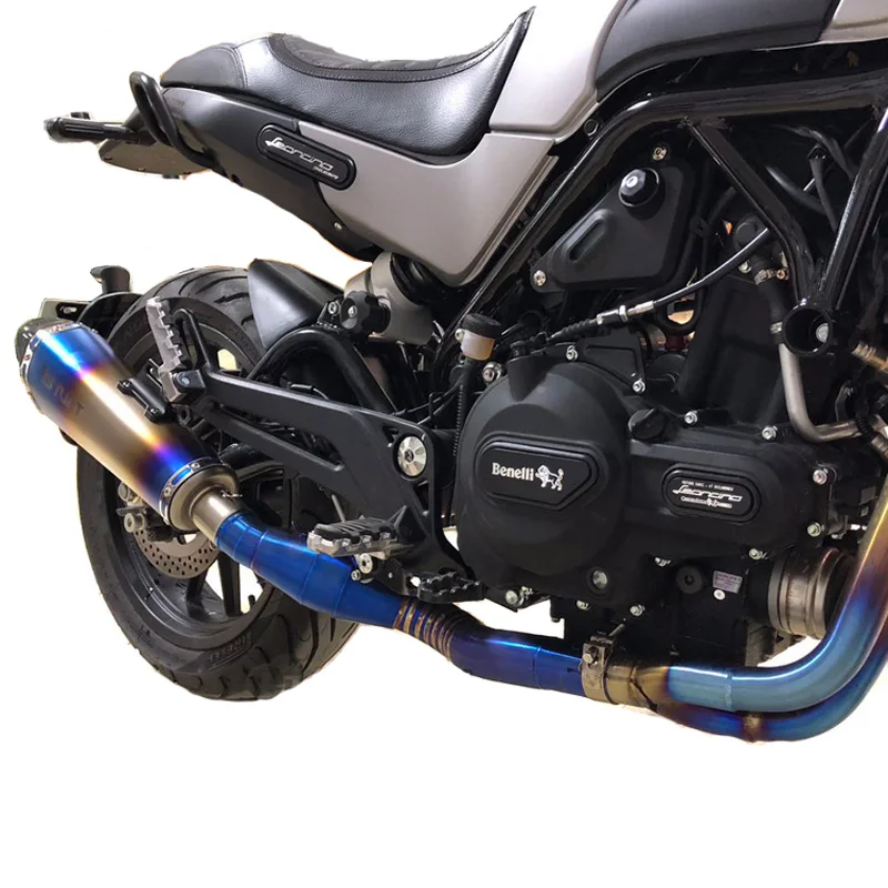 BJ500 для Benelli leoncino 500 глушитель выхлопной трубы мотоцикла escape moto с db killer полная