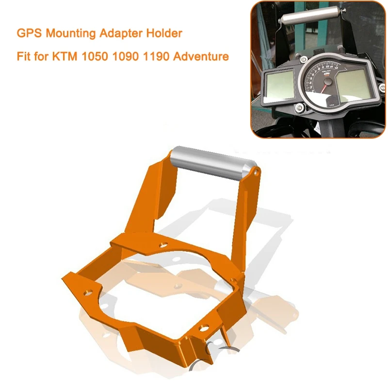Motorcycle GPS Mount Mounting Adapter Holder Bracket for KTM 1050 1190 1290 ADV Adventure 100% Brand New (6)