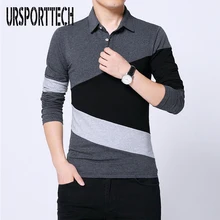 Осень Зима Новая мужская рубашка поло с длинным рукавом модная брендовая Европейская и американская хлопковая рубашка с длинным рукавом Размер 5XL
