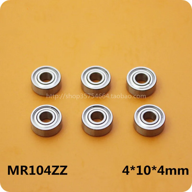 

[CMMR104ZZ-P0]Free Shipping 10pcs chrome steel micro ball bearing MR104-2Z MR104zz minisize bearing 4*10*4mm