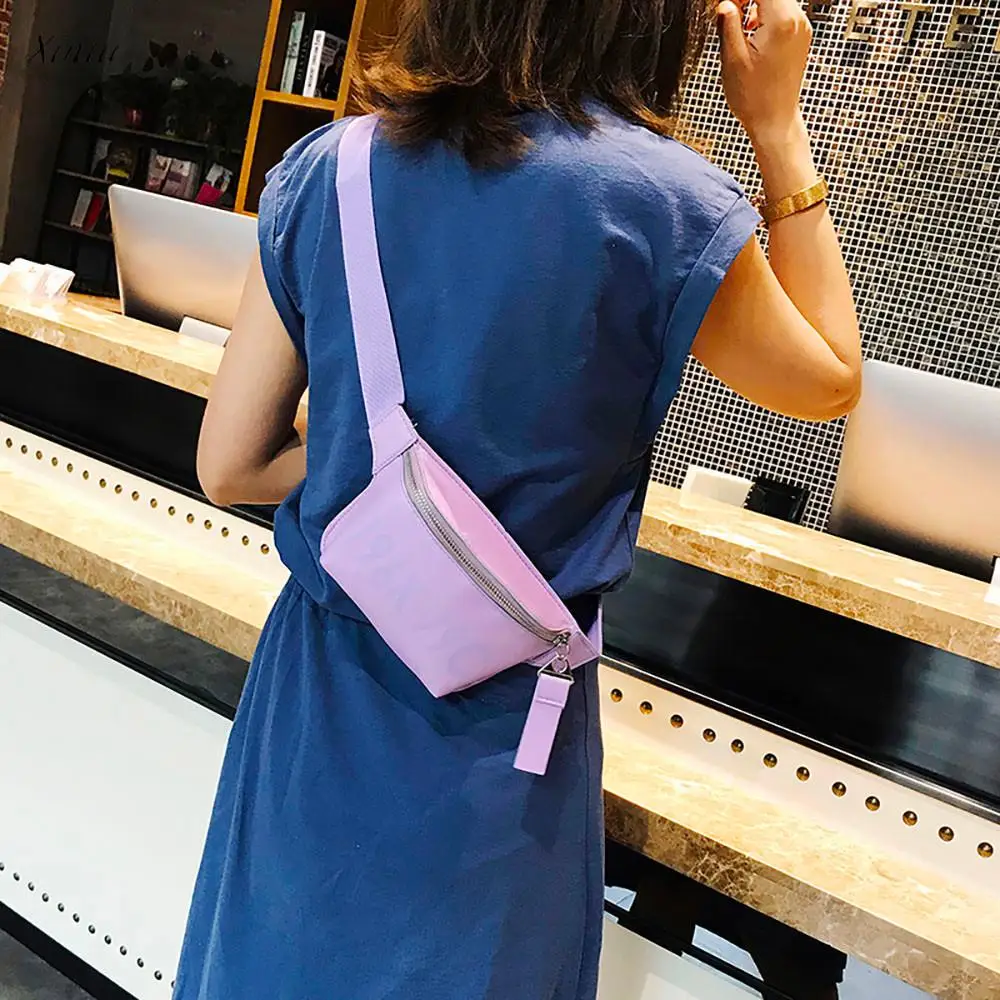 Xiniu Women Fanny Pack Waist Bag Shoulder Diagonal Bag Personality