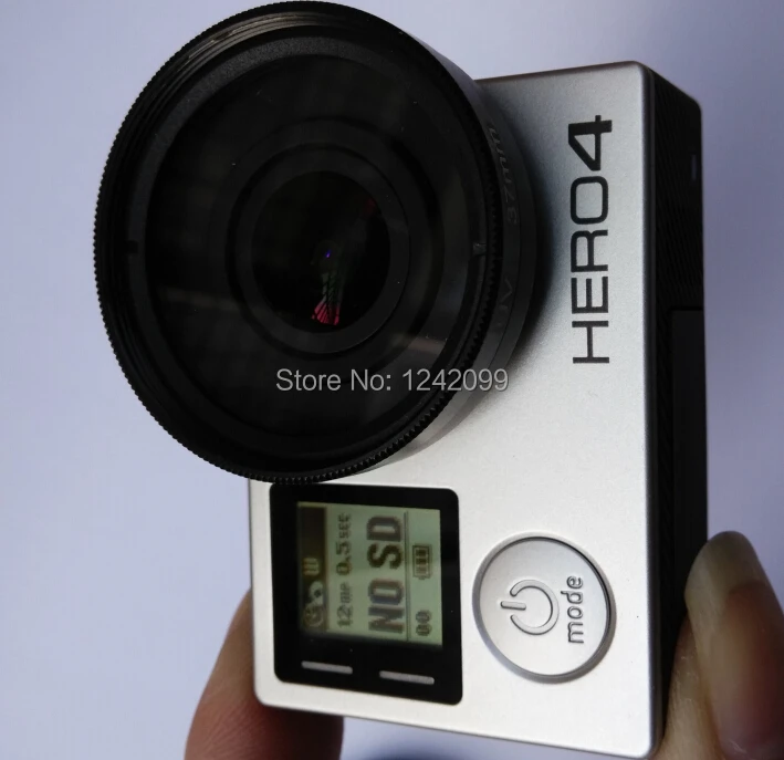 Aluminum Alloy/Metal/Glass mm UV Filter Lens +Lens Adapter+